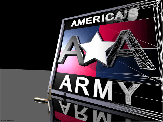 America's Army: Rise of a Soldier title screen for Xbox